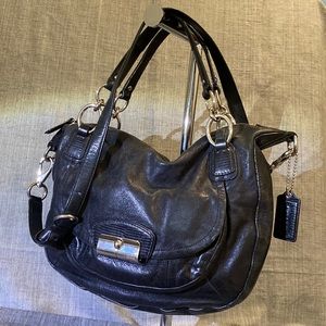 Coach Kristin Black Leather Crossbody